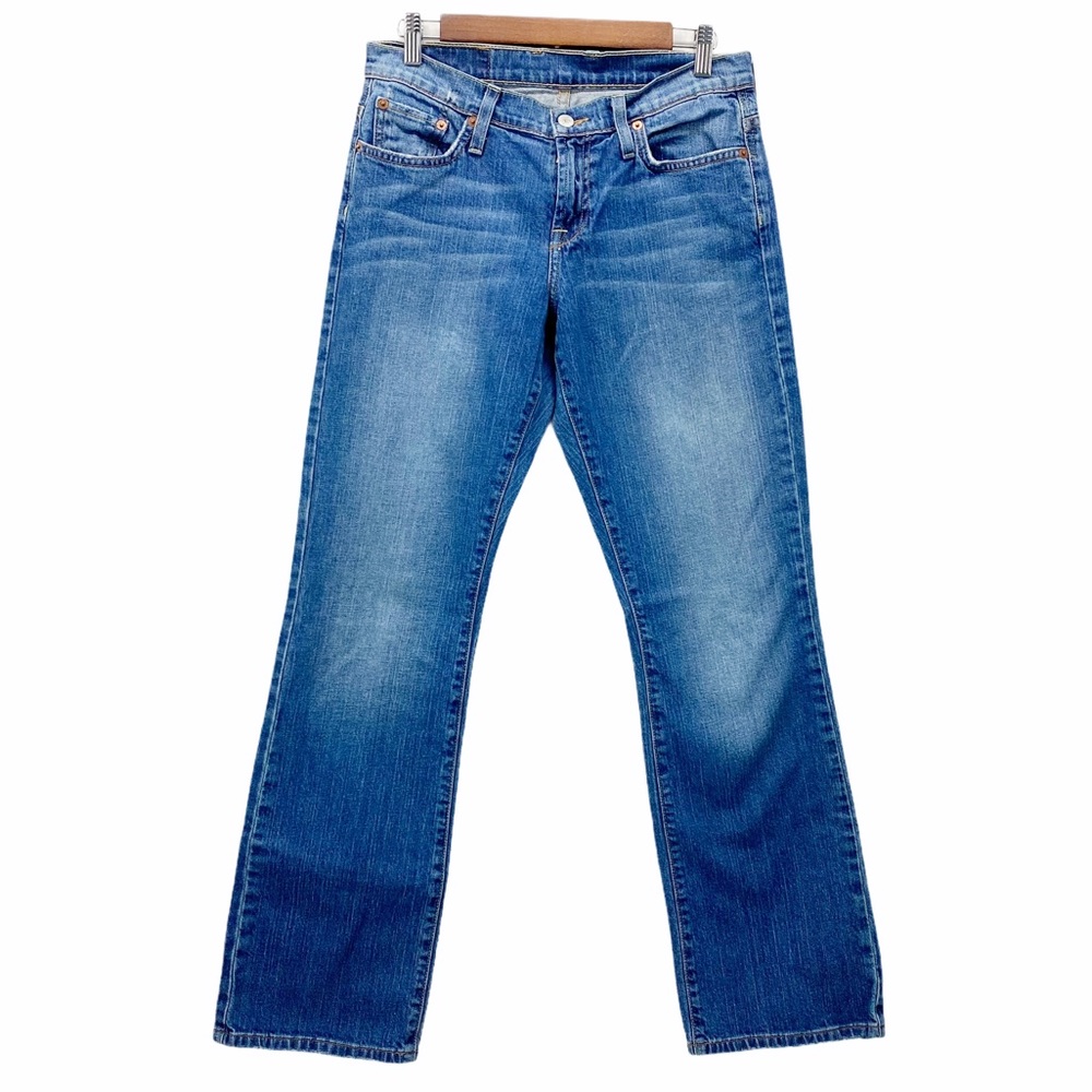 Lucky Brand Straight Leg Mid Rise Jeans 30